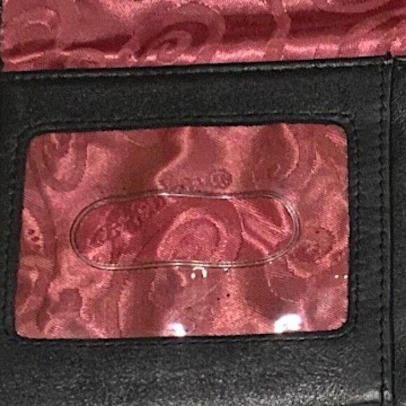 Brighton Travel the World Black Croc Embossed Crossbody/Envelope/Clutch bag - Picture 8 of 12